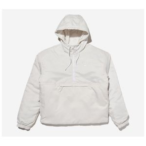 NIKE MEN'S SOLO SWOOSH SATIN ANORAK PHANTOM  Jacket DR0840-030 size M